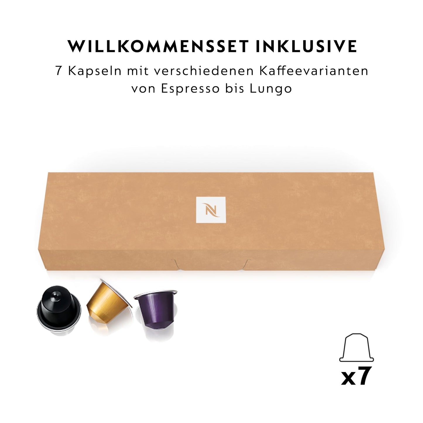 Nespresso Krups CitiZ Kaffeemaschine Silber, 1L Tank, 1260W